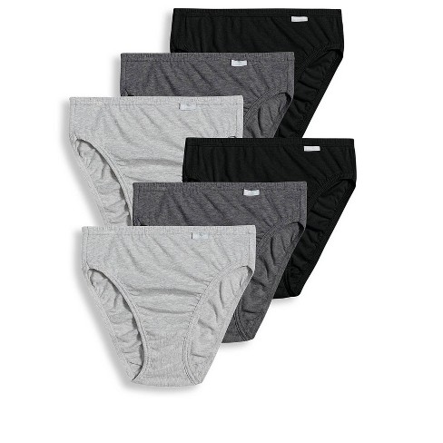 Women's Jockey 3-Pack Briefs (GRAY ASST) 100% Cotton Comfort Classic  Underwear