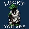 Men's Star Wars: A New Hope St. Patrick's Day Yoda Lucky You Are Long Sleeve Shirt - 2 of 3