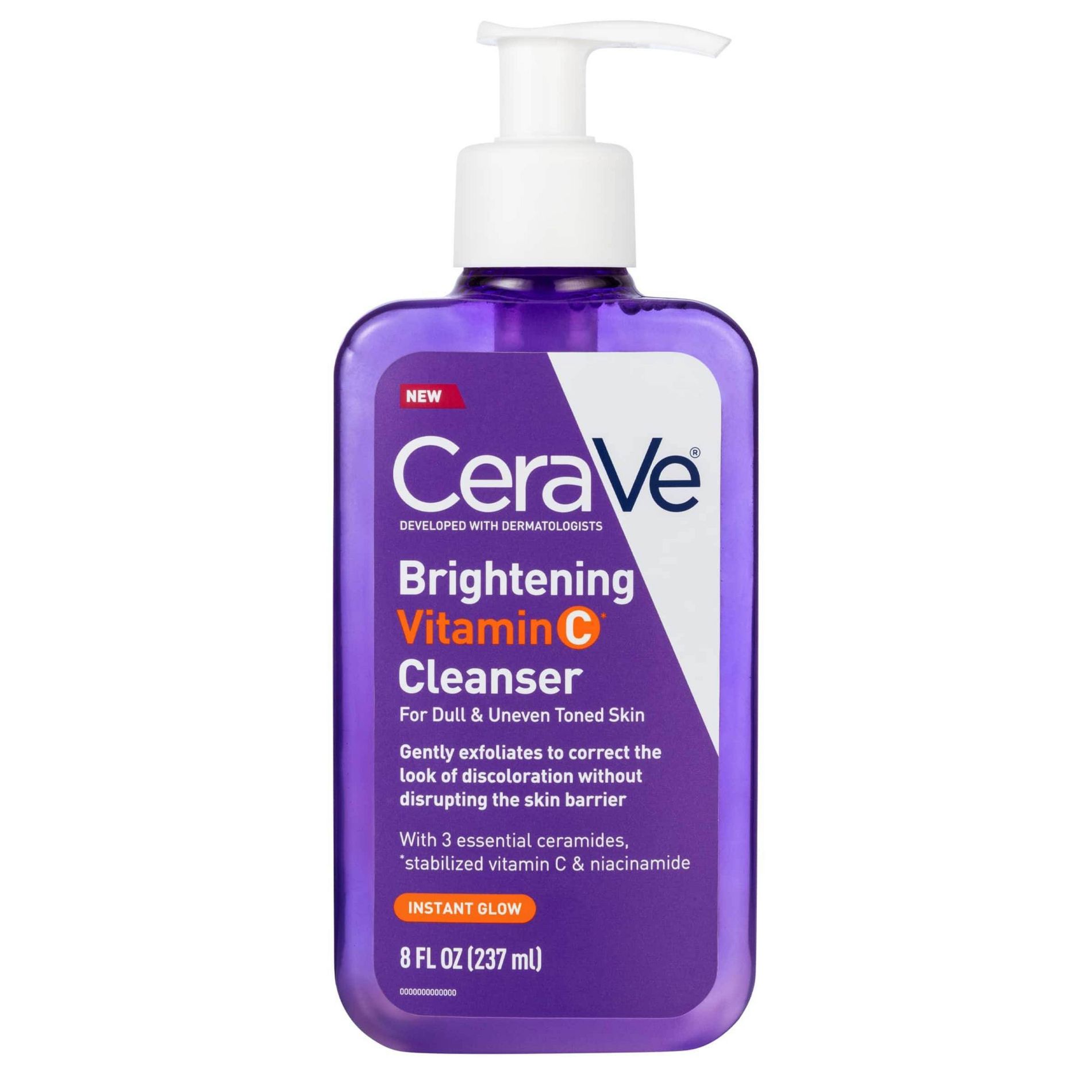CeraVe Brightening Vitamin C Cleanser For Dull & Uneven Toned Skin - 8 fl oz