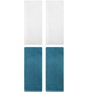 REGALWOVEN Solid Cotton Soft Absorbent Bath Hand Towels 4 Pack - 1 of 4