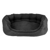 Arlee Home & Pet Cozy Orthopedic Eco-Friendly Durable Dog Bolster Bed - Black - L - 2 of 4