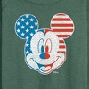 Women's - Disney - Americana Lightweight French Terry Wide Neck Long Sleeve Shirt - 2 of 4