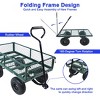 Kumasinova Garden Wagon Cart with 550 lbs Capacity,Removable Sides,Tools Cart with 10" Pneumatic Tires for Yard,Farm,Lawn,Outdoor Transport - 3 of 4