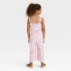 Grayson Mini Toddler Girls' Smocked Printed Jumpsuit - 2 of 3