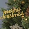9” “Merry Christmas” Metal Ornament Set - National Tree Company - 2 of 4