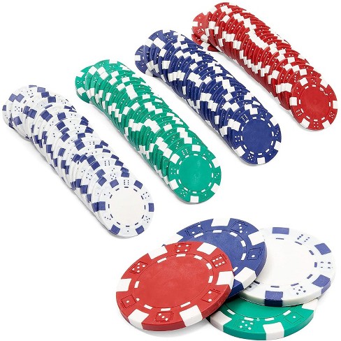 arm biograf Erkende Okuna Outpost 100 Piece Professional Poker Chip Set For Casino Card Games  (4 Colors) : Target