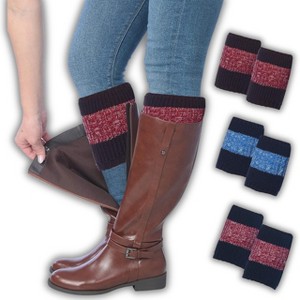 Tipi Toe Women's 3 Pairs Mocha Oasis Colorful Patterned Knitted Leg ...