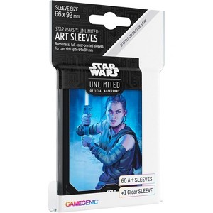 Gamegenic Star Wars Unlimited Rey ART SLEEVES - Officially Licensed Pack of 60 Art Sleeves and 1 Clear Sleeve, Optimized Size for Star Wars Unlimited - 1 of 1