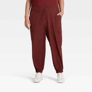 Women's Active Light Mid-Rise Cargo Jogger Pants - All In Motion™ - 1 of 3