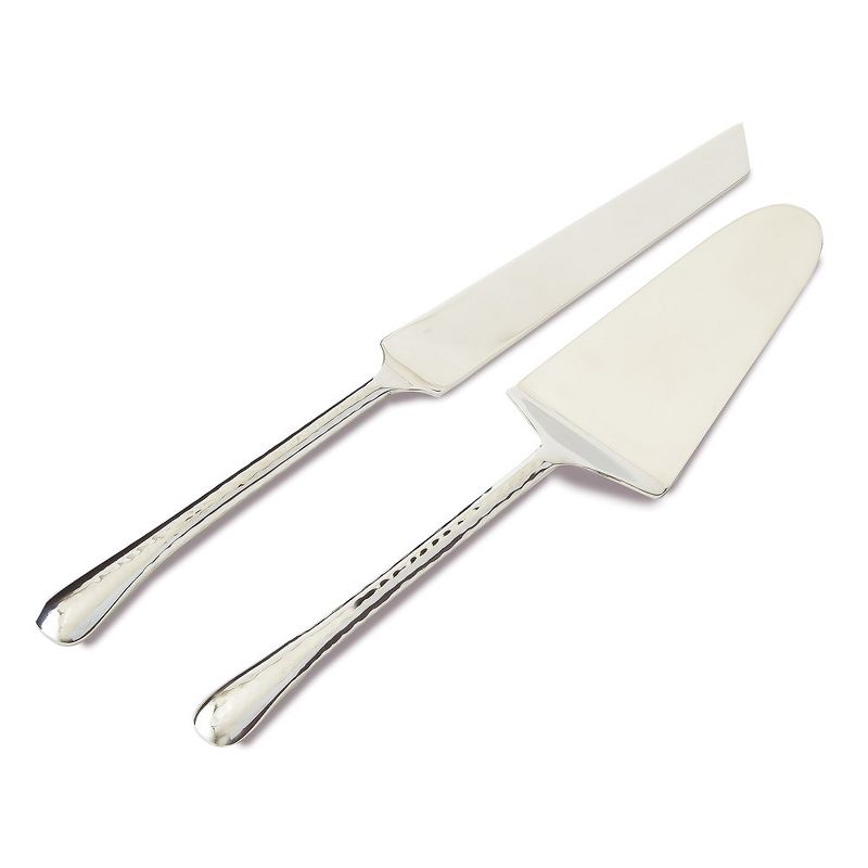 Jiallo Hammered cake server set