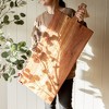 38 Inch Oversized Cutting Board Acacia Wood & Jute by Foreside Home & Garden - 2 of 4