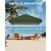 Pop Up Canopy Tent Outdoor Canopy with No Removable Sidewall One-Person Set Up Heavy Duty Commercial Instant Tent Shelter - 2 of 4