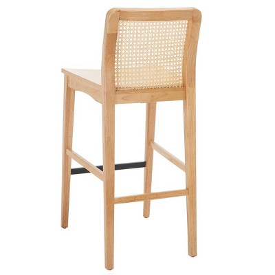 Benicio Natural Rattan Bar Stool Set of 2