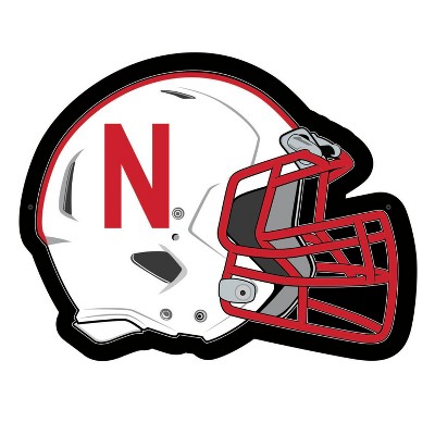 Evergreen Ultra-Thin Edgelight LED Wall Decor, Helmet, University of Nebraska- 19.5 x 15 Inches Made In USA