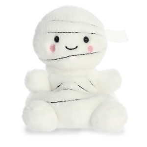 Aurora Mini Brendan Mummy Palm Pals Spooky Stuffed Animal White 4.5" - 1 of 4