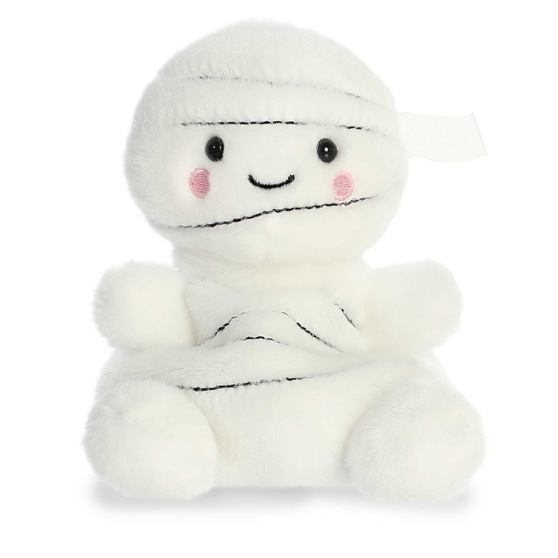 Aurora Mini Brendan Mummy Palm Pals Spooky Stuffed Animal White 4.5"