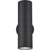 Possini Euro Design Ellis Modern Wall Light Sconce Black Hardwire 3 3/4" Fixture Up Down for Bedroom Bathroom Vanity Reading Living Room Hallway Home - 4 of 4