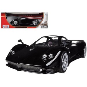 Pagani Zonda F Black 1/18 Diecast Car Model by Motormax - 1 of 3
