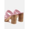 Mille Feux Suede Slip On Block Heeled Sandal - 2 of 4