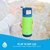 ALPINE Flip 'N Sip Kids Insulated Water Bottle With Straw - 16oz Kids Water Bottle - 4 of 4
