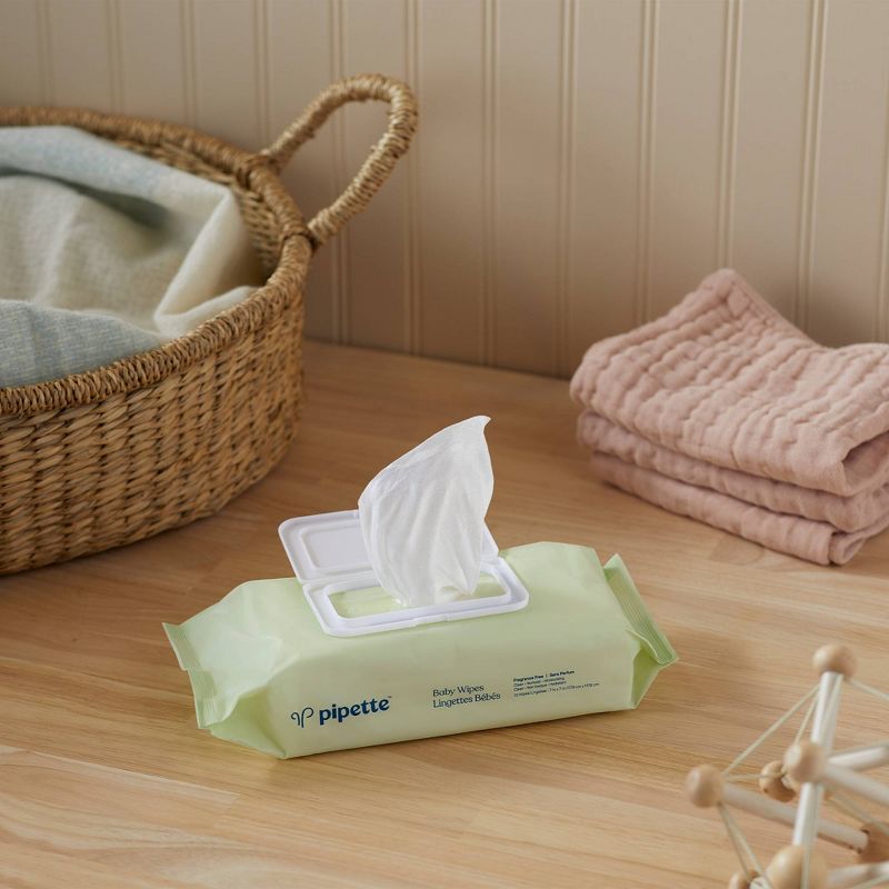Pipette Baby Wipes - 72ct, 5 of 7