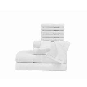 Cannon 10pc Luxe Turkish Cotton Bath Towel Set - 1 of 4
