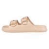 FOAMWALK Womens' Sandals - Comfortable Double Buckle Beach Slides, Everyday Women's Slide Sandals - 3 of 4