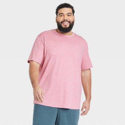 Men's Big Short Sleeve Resort T-shirt - All In Motion™ Red Floral
