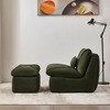 NicBex Couches for Living Room Recliner Single Seat Upholstered Lounge Chair Sofa Modern Design Accent Sofa with Ottoman - 2 of 4