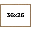 PosterPalooza | 36x26 Wood Antique Frame with UV Acrylic, 4 Finishes: Bronze, Gold, Silver, and Black - 2 of 4