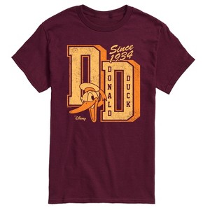 Men's - Disney - Donald Letterman Short Sleeve Graphic T-Shirt - 1 of 4