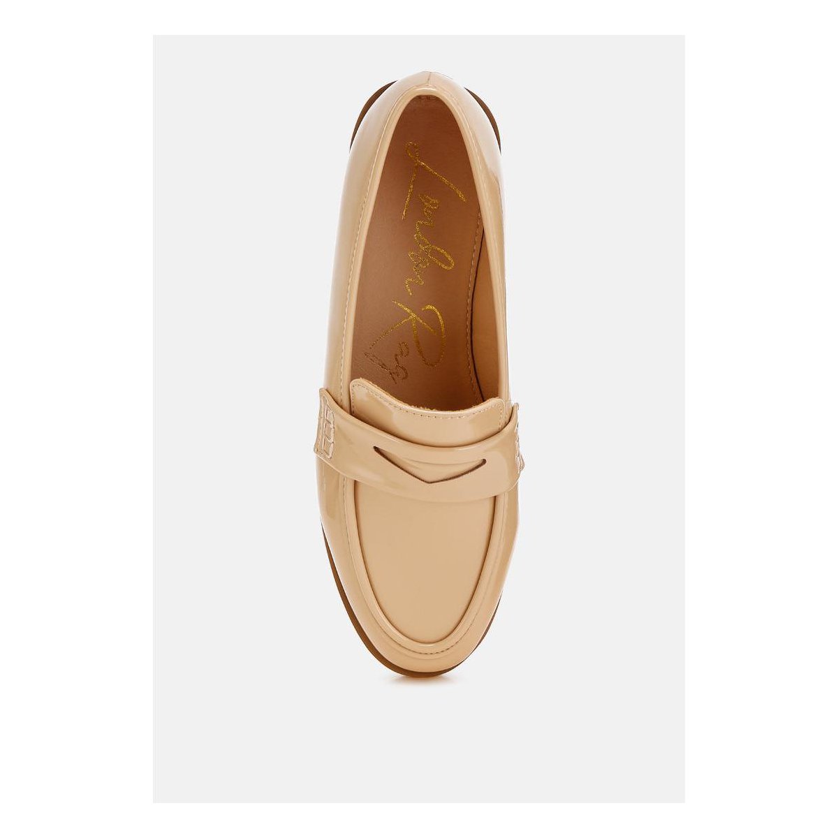 Женские туфли London Rag Womens Mogul Penny Strap Detail s Loafer 9 — фото 4