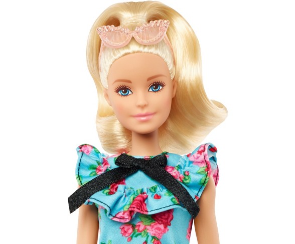 Buy Barbie Fashionistas Doll 92 Ponytail Hair with Teal Floral Online at desertcartMontenegro
