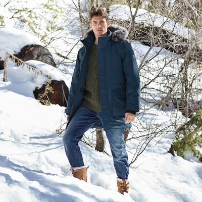 Lands' End Men's Big and Tall Expedition Waterproof Down Parka - 3X Big Tall - Radiant Navy — фото 3