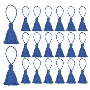 Unique Bargains Cotton Mini Hanging Loop DIY Functional Bookmark Tassels 20 Pcs - 1 of 4