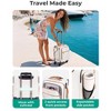 Underseat Carry On luggage Airline Approved, 16-inch Small Softside Underseater Travel Suitcase - 3 of 4