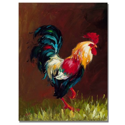 Trademark Fine Art -Rio 'Rooster' Canvas Art