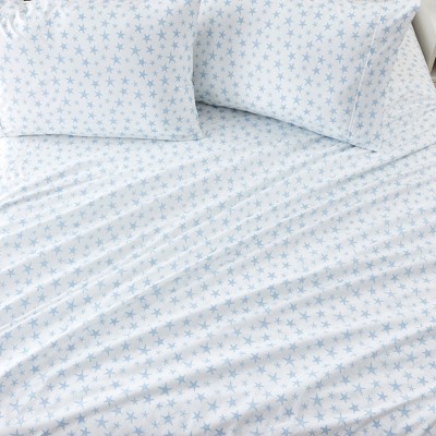 Great Bay Home Coastal Microfiber Wrinkle Resistant Sheet Set