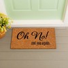 28" x 16" Nature Coir Mat, Oh No! - 2 of 4