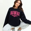 Simply Sage Market Women's Graphic Sweatshirt Hawaii Varsity Grunge - 2 of 3