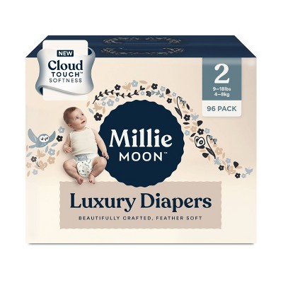 Millie Moon Luxury Diapers Size 2 - 96ct