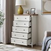 KWPZQEB 5-Drawer Dresser, Wood Storage Tower for Bedroom, Hallway, Entryway, Closet, Modern Dresser Organizer Unit, Easy Pull Handle - 3 of 4