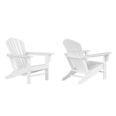 WestinTrends Dylan HDPE Outdoor Patio Adirondack Chair (Set of 2)