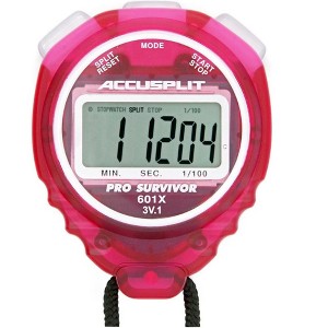 Accusplit A601X Pro Survivor Stopwatch | Get Maximum Performance with the Million-Cycle No-Fail Switches | Extra-Large Digital Display - 1 of 1