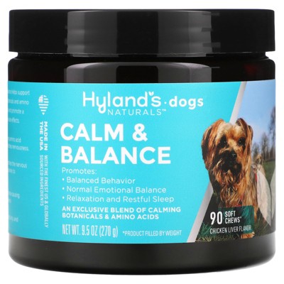 Hyland's Naturals Calm & Balance, For Dogs, Chicken Liver, 90 Soft Chews, 9.5 oz (270 g)