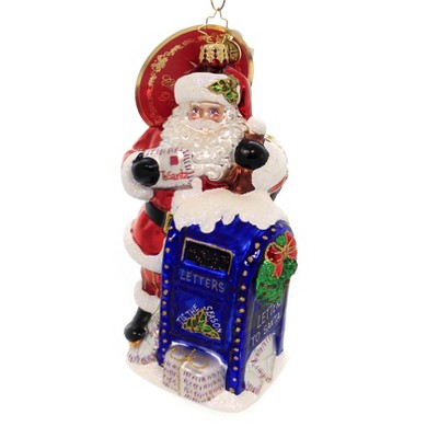 Christopher Radko 6.5" Dear Santa Ornament Postal Letters Mail  -  Tree Ornaments