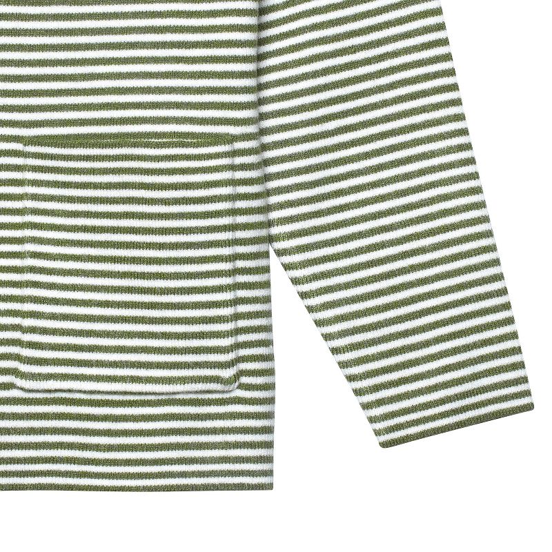 Gerber Infant and Toddler Boys' Striped Sweater with Pocket, 3 of 10