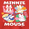 Boys' - Disney - Minnie Mouse Multicolored Grid Long Sleeve Graphic T-Shirt - 2 of 4