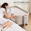 MYKKO 3 in 1 Baby Bassinet, Rocking Bassinet, Bedside Bassinet, 6-Height Adjustable, Bassinet Bedside Sleeper, Bedside Bassient for Baby - 3 of 4
