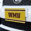 Western Michigan University WMU Stripes Novelty Metal Vanity Tag License Plate - 2 of 4